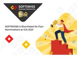 SOFTSWISS recibe 4 nominaciones en los IGA 2021