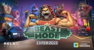 Beast Mode, el feroz estreno de Relax Gaming y CasinoGrounds
